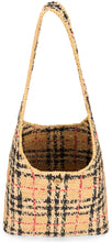Carica l'immagine nel visualizzatore di Gallery, Borsa tote intrecciata in tartan
