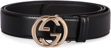 Load image into Gallery viewer, Logo buckle leather belt

