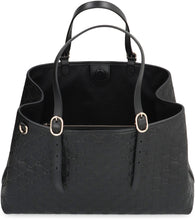 Carica l'immagine nel visualizzatore di Gallery, Borsa shopping grande GG Emblem in pelle
