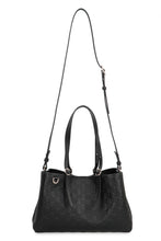 Carica l'immagine nel visualizzatore di Gallery, Borsa shopping GG Emblem Media in pelle
