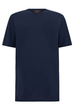 Carica l'immagine nel visualizzatore di Gallery, T-shirt blu scuro in cotone
