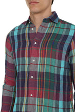 Load image into Gallery viewer, Checked linen shirt
