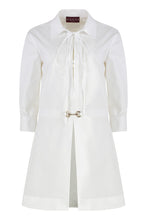 Carica l&#39;immagine nel visualizzatore di Gallery, Abito chemisier in popeline di cotone
