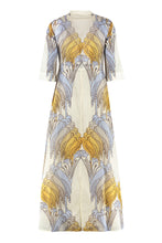 Carica l&#39;immagine nel visualizzatore di Gallery, Abito chemisier in cotone stampato
