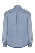 Load image into Gallery viewer, Denim shirt with GG insert
