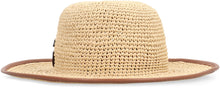 Carica l'immagine nel visualizzatore di Gallery, Cappello in paglia con logo GG
