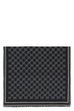 Carica l'immagine nel visualizzatore di Gallery, Sciarpa in lana jacquard con logo
