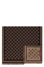 Carica l'immagine nel visualizzatore di Gallery, Sciarpa in lana GG jacquard

