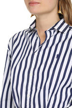 Carica l&#39;immagine nel visualizzatore di Gallery, Abito chemisier in cotone a righe
