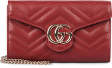 Load image into Gallery viewer, GG Marmont leather wallet on chain
