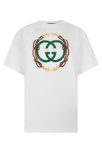 Carica l'immagine nel visualizzatore di Gallery, T-shirt in jersey di cotone con stampa
