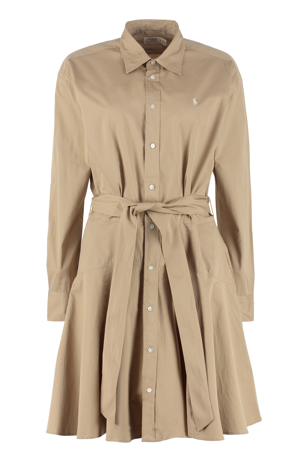 Cotton shirtdress