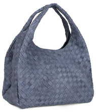Carica l'immagine nel visualizzatore di Gallery, Borsa tote large Campana in suede intrecciato
