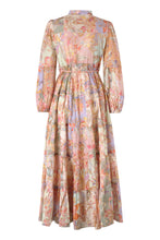 Carica l&#39;immagine nel visualizzatore di Gallery, Abito chemisier stampato
