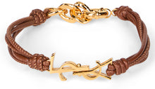 Carica l'immagine nel visualizzatore di Gallery, Bracciale in pelle con logo
