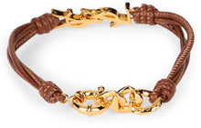 Carica l'immagine nel visualizzatore di Gallery, Bracciale in pelle con logo
