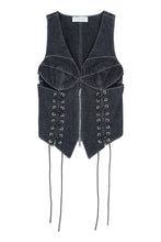 Carica l'immagine nel visualizzatore di Gallery, Top in denim
