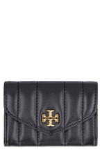 Load image into Gallery viewer, Quilted leather card holder
