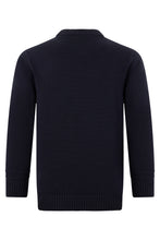 Carica l'immagine nel visualizzatore di Gallery, Maglione di cotone e lana con intarsio
