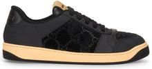 Carica l'immagine nel visualizzatore di Gallery, Sneakers Screener in pelle e velluto monogram di strass
