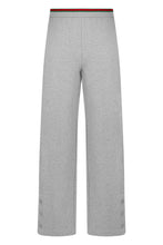 Carica l'immagine nel visualizzatore di Gallery, Pantalone leisure in jersey di cotone con Web
