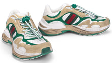 Carica l'immagine nel visualizzatore di Gallery, Sneakers in tessuto e inserti in pelle
