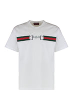 Carica l'immagine nel visualizzatore di Gallery, T-shirt in jersey di cotone con ricamo
