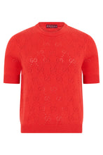Carica l'immagine nel visualizzatore di Gallery, T-shirt in maglia con monogram
