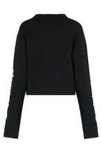 Carica l'immagine nel visualizzatore di Gallery, Maglione girocollo in maglia di lana double face
