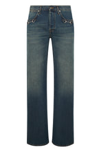 Load image into Gallery viewer, Denim pants with clamp detail
