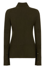 Carica l'immagine nel visualizzatore di Gallery, Camicia in seta e cashmere a coste
