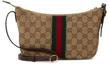 Load image into Gallery viewer, Shoulder bag Lunetta small in fabric GG
