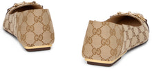 Carica l'immagine nel visualizzatore di Gallery, Ballerina Vittoria in misto cotone con monogram GG jacquard
