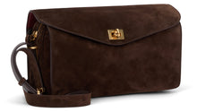 Carica l'immagine nel visualizzatore di Gallery, Borsa a spalla Le 7 Media in pelle scamosciata
