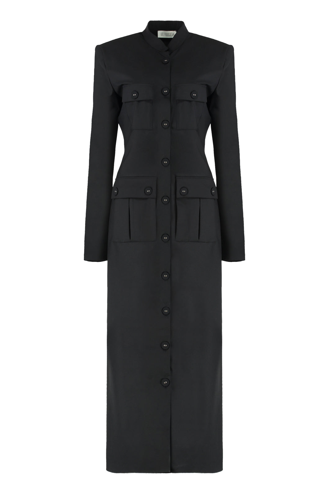 Abito chemisier in colore nero