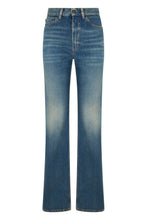 Carica l'immagine nel visualizzatore di Gallery, Jeans dritti in denim di cotone
