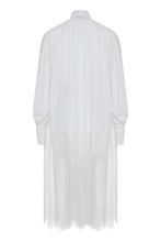 Load image into Gallery viewer, Silk and lace long shirt

