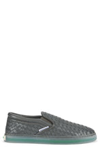 Load image into Gallery viewer, Slip-on sneakers in woven leather
