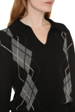 Carica l'immagine nel visualizzatore di Gallery, Maglione The Hana con motivo argyle
