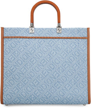 Carica l'immagine nel visualizzatore di Gallery, Borsa shopping Sunshine in denim
