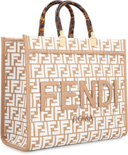 Carica l'immagine nel visualizzatore di Gallery, Tote bag Sunshine in rafia
