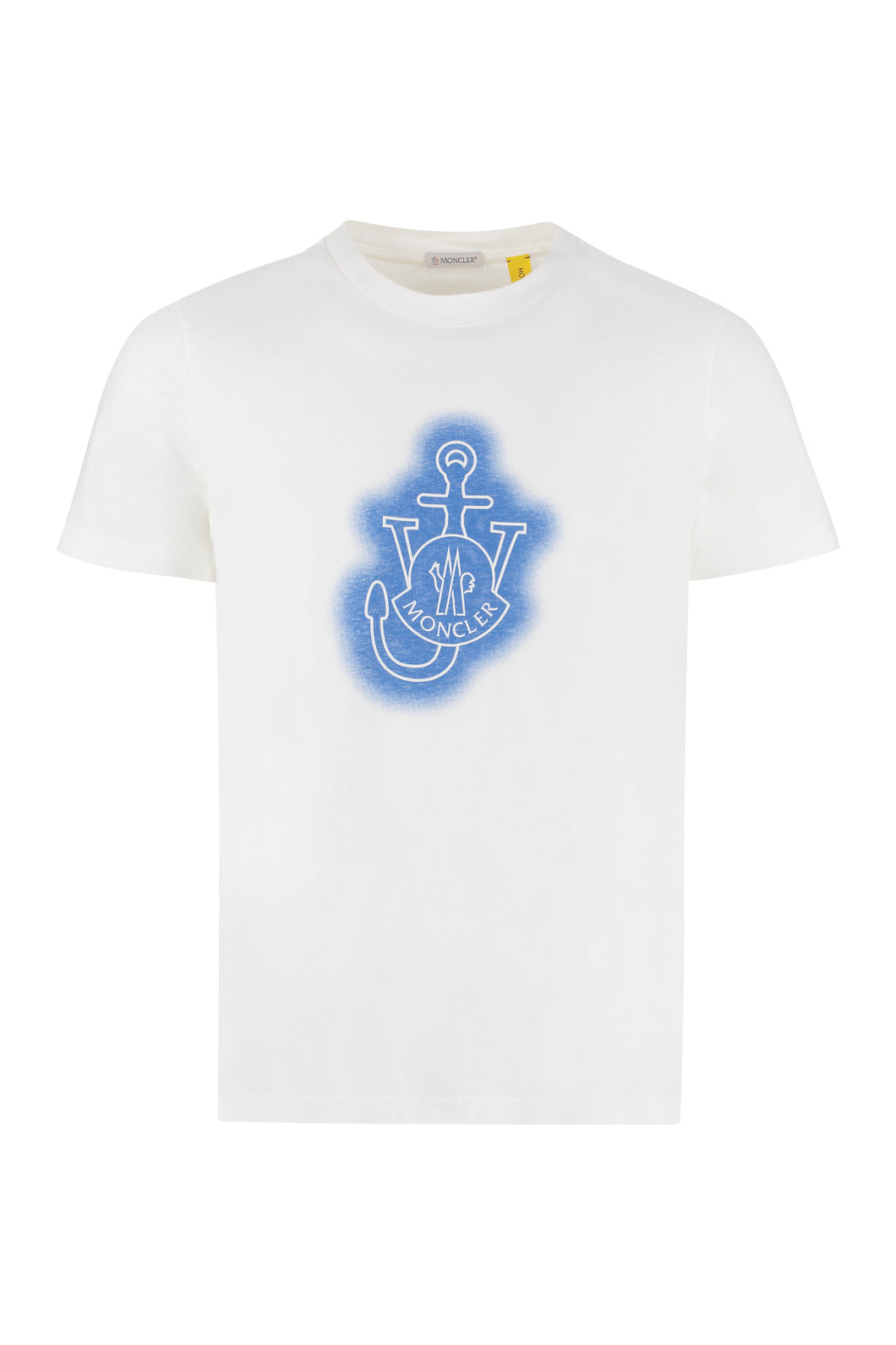 1 Moncler JW Anderson - T-shirt in cotone con stampa