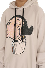 Carica l&#39;immagine nel visualizzatore di Gallery, 2 Moncler 1952 - Felpa Olive Oyl in cotone con cappuccio
