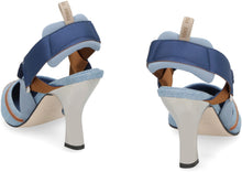Carica l'immagine nel visualizzatore di Gallery, Slingback Colibrì in denim
