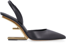 Carica l'immagine nel visualizzatore di Gallery, Slingback a punta Fendi First in pelle
