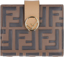 Load image into Gallery viewer, All over logo leather wallet
