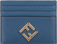 Carica l'immagine nel visualizzatore di Gallery, Portacarte FF Diamonds in pelle con logo
