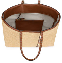 Carica l'immagine nel visualizzatore di Gallery, Borsa Rockstud in raffia
