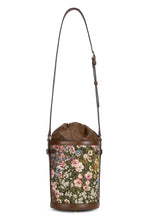 Load image into Gallery viewer, Bucket bag in cotton and leather
