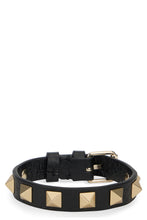 Carica l'immagine nel visualizzatore di Gallery, Bracciale Rockstud in pelle
